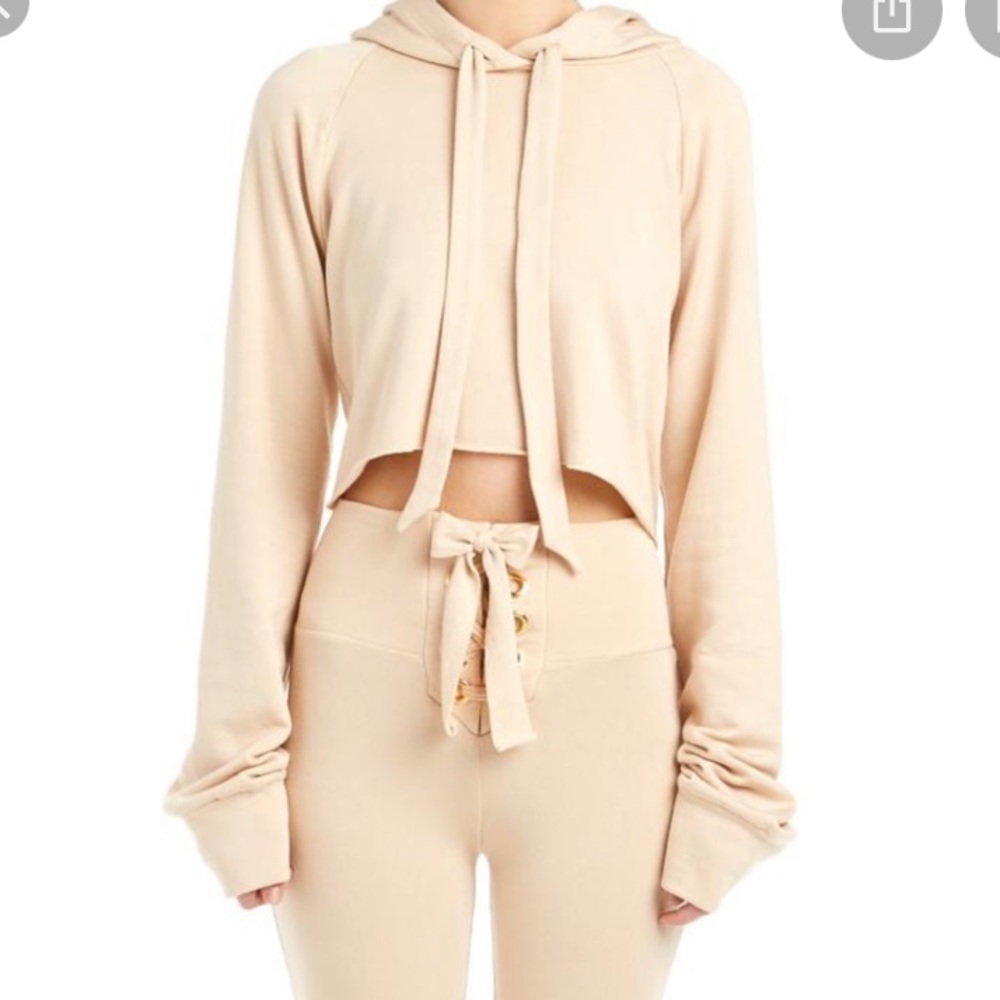 AREYOUAMI Strike Hoodie in Nude